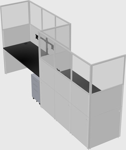 Rectangular cubicles