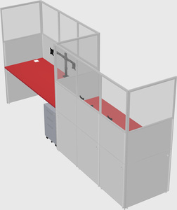 Rectangular cubicles