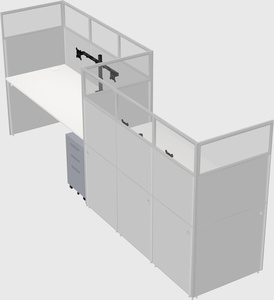 Rectangular cubicles