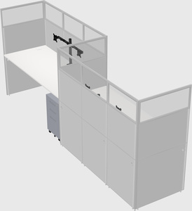 Rectangular cubicles