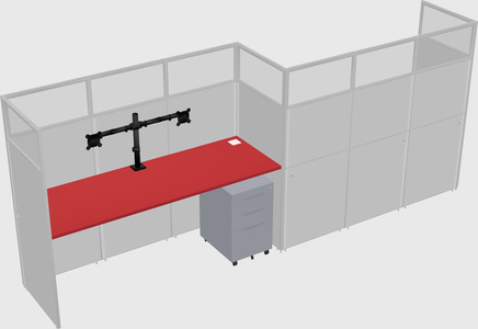 Rectangular cubicles