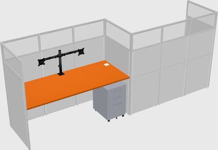 Rectangular cubicles