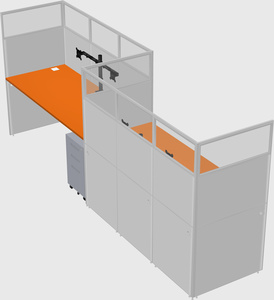 Rectangular cubicles