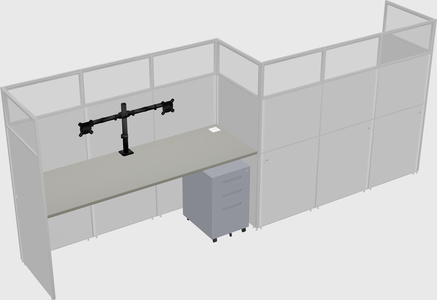 Rectangular cubicles