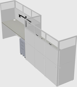 Rectangular cubicles
