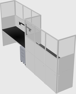 Rectangular cubicles