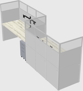 Rectangular cubicles