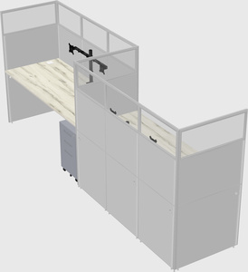 Rectangular cubicles