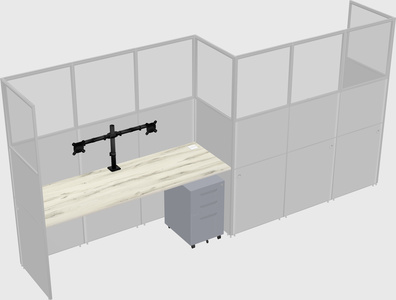 Rectangular cubicles