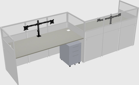 Rectangular cubicles
