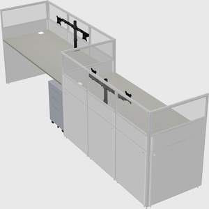 Rectangular cubicles