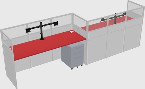 Rectangular cubicles