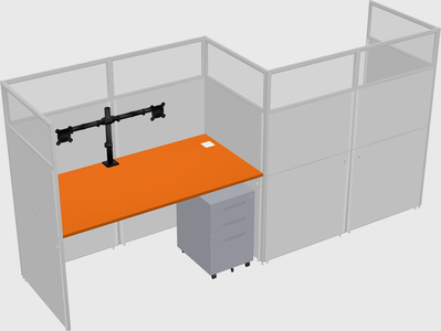 Rectangular cubicles