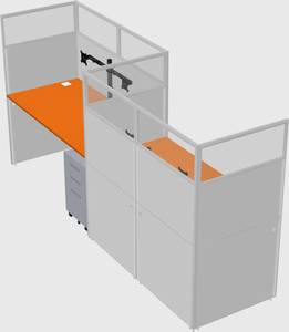 Rectangular cubicles