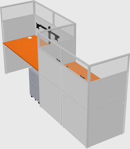 Rectangular cubicles