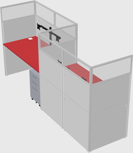Rectangular cubicles