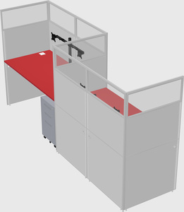 Rectangular cubicles