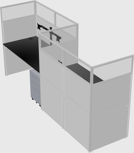 Rectangular cubicles