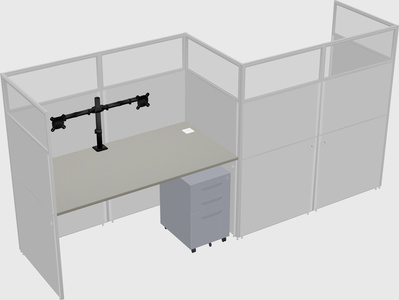 Rectangular cubicles