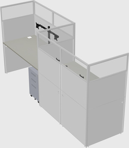 Rectangular cubicles