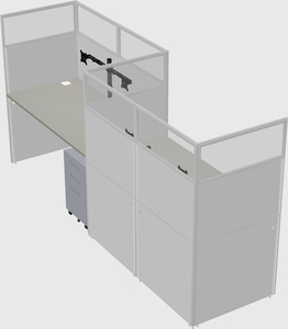 Rectangular cubicles