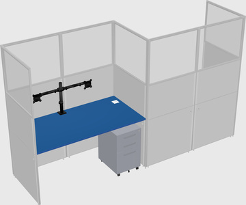 Rectangular cubicles