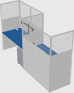 Rectangular cubicles