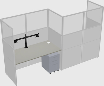 Rectangular cubicles