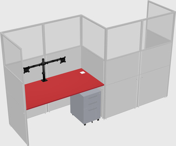 Rectangular cubicles