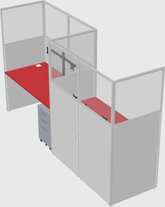 Rectangular cubicles
