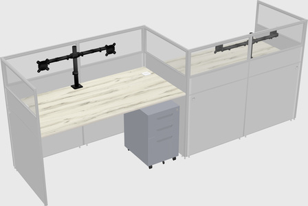 Rectangular cubicles