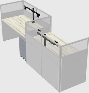 Rectangular cubicles