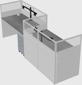 Rectangular cubicles