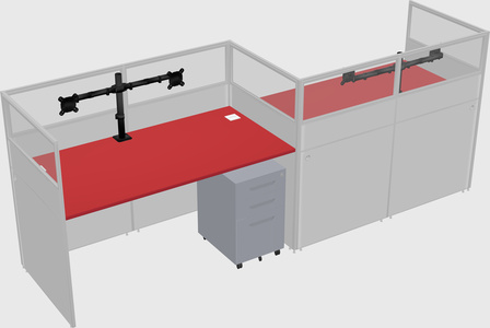 Rectangular cubicles