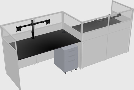 Rectangular cubicles