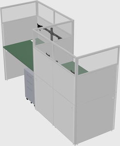 Rectangular cubicles