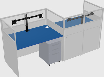 Rectangular cubicles