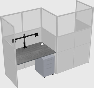 Rectangular cubicles