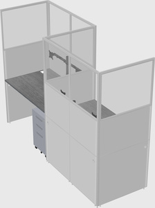 Rectangular cubicles
