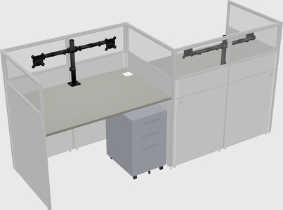 Rectangular cubicles
