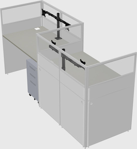 Rectangular cubicles