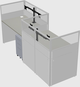 Rectangular cubicles