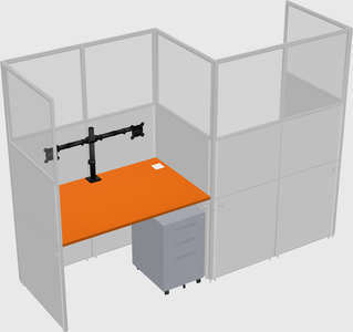 Rectangular cubicles