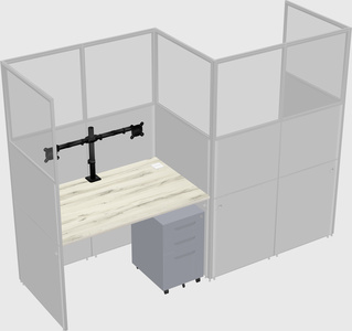 Rectangular cubicles