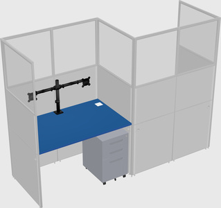 Rectangular cubicles