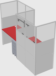 Rectangular cubicles