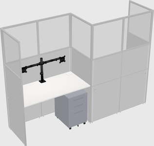 Rectangular cubicles