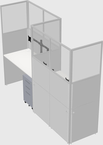 Rectangular cubicles