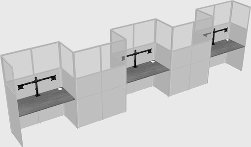 Rectangular cubicles