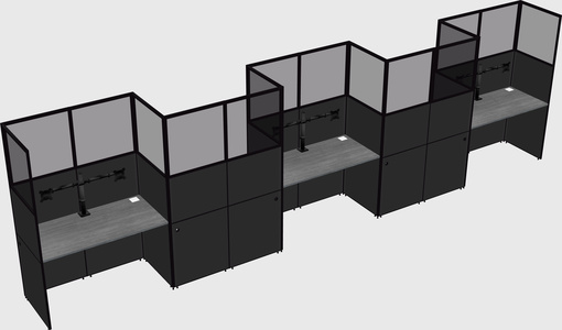 Rectangular cubicles
